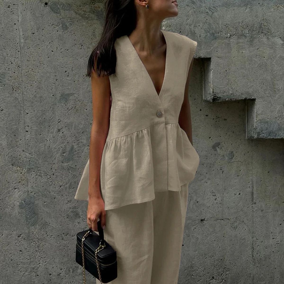 VELVET - Set Conjunto de dos Piezas Alina Rosa