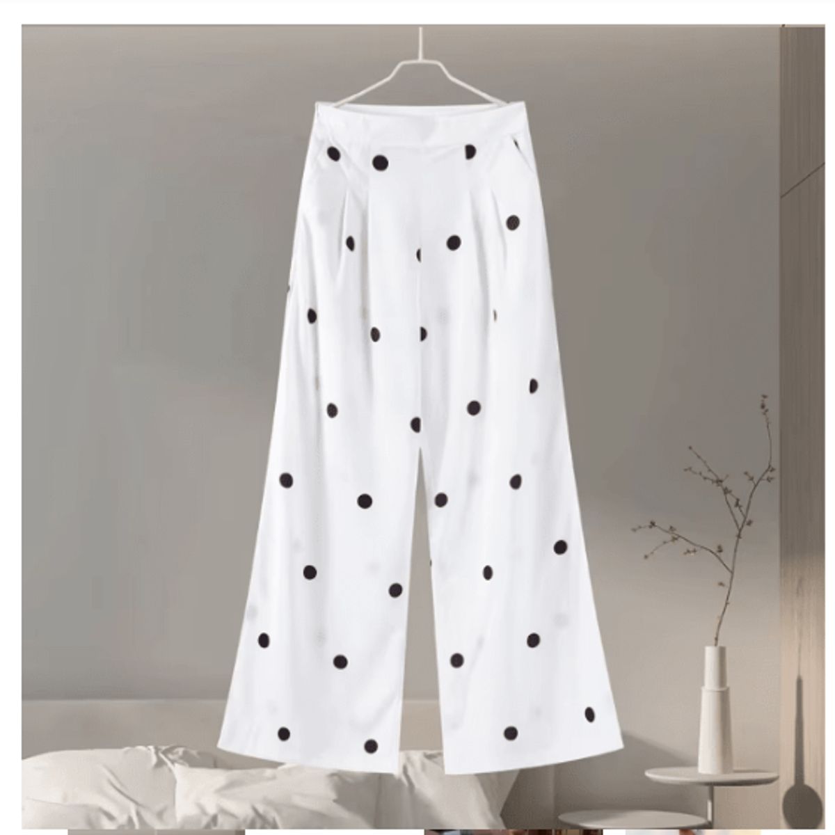 VELVET - Set Dos Piezas Madonna Polka Dot Negro