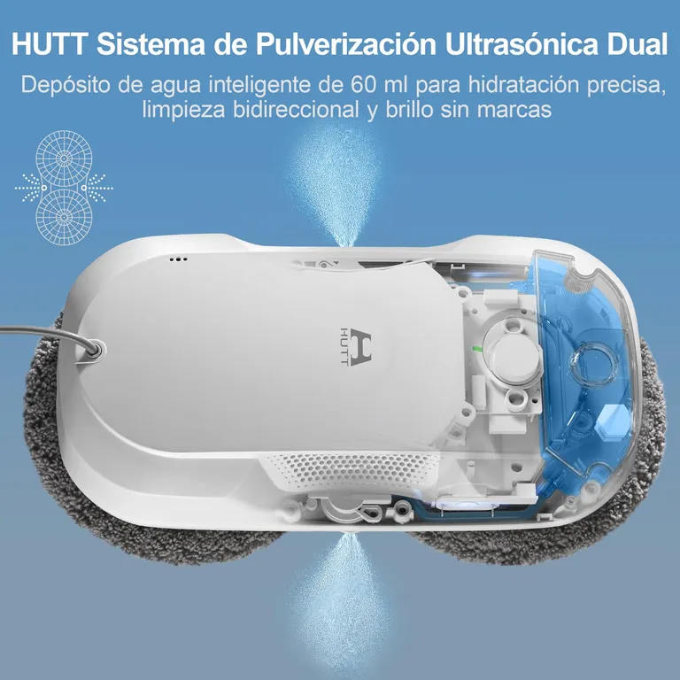 HUTT Robot Limpia Vidrios ddc56 Color Blanco