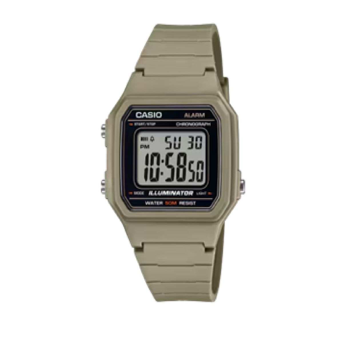 CASIO - Reloj W-217H-5AV Hombre Digital