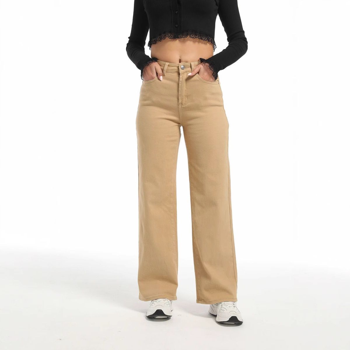 VELVET - Jeans Recto Isadora Rosa