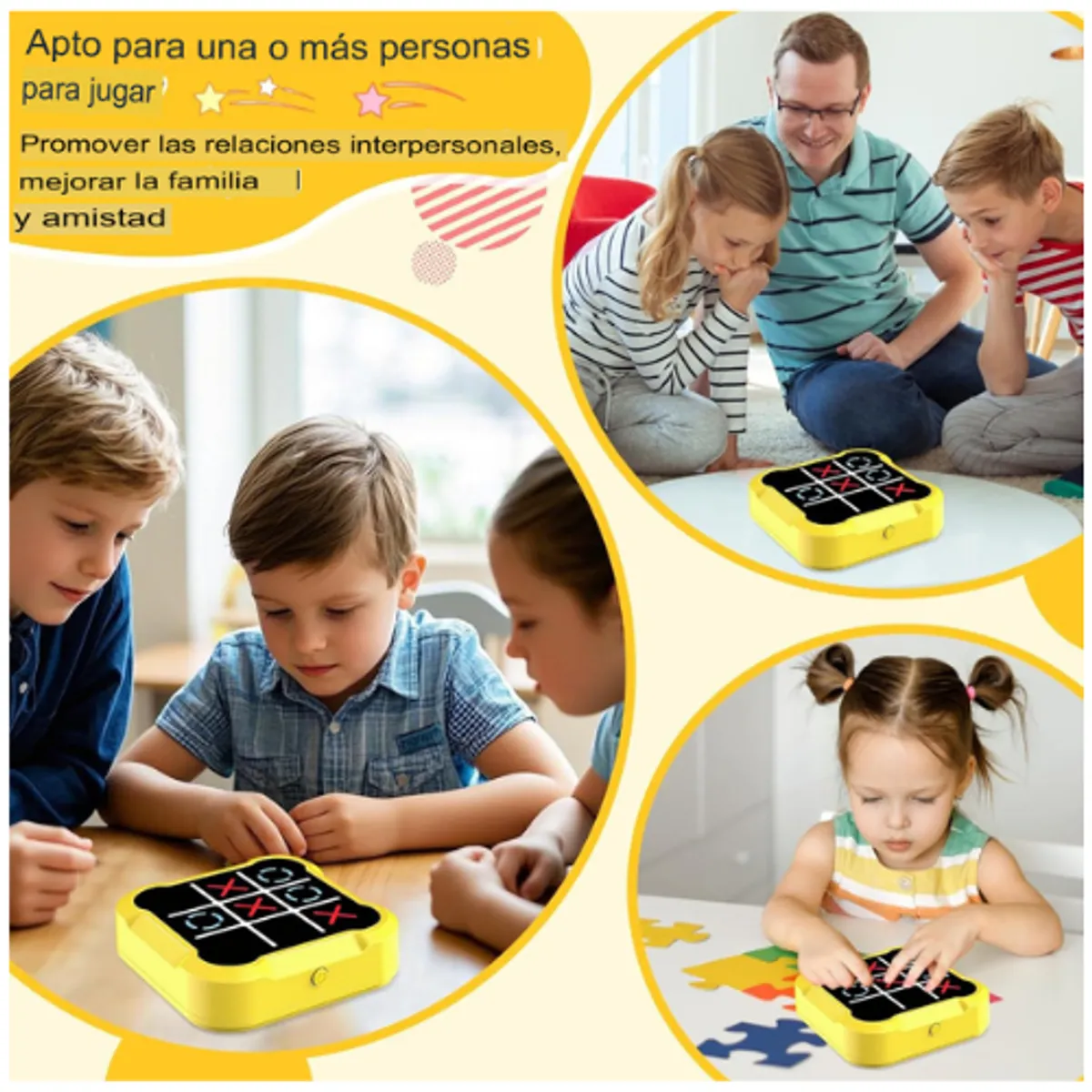 GENERICO - Juego De Mesa Estrategia 4-en-1