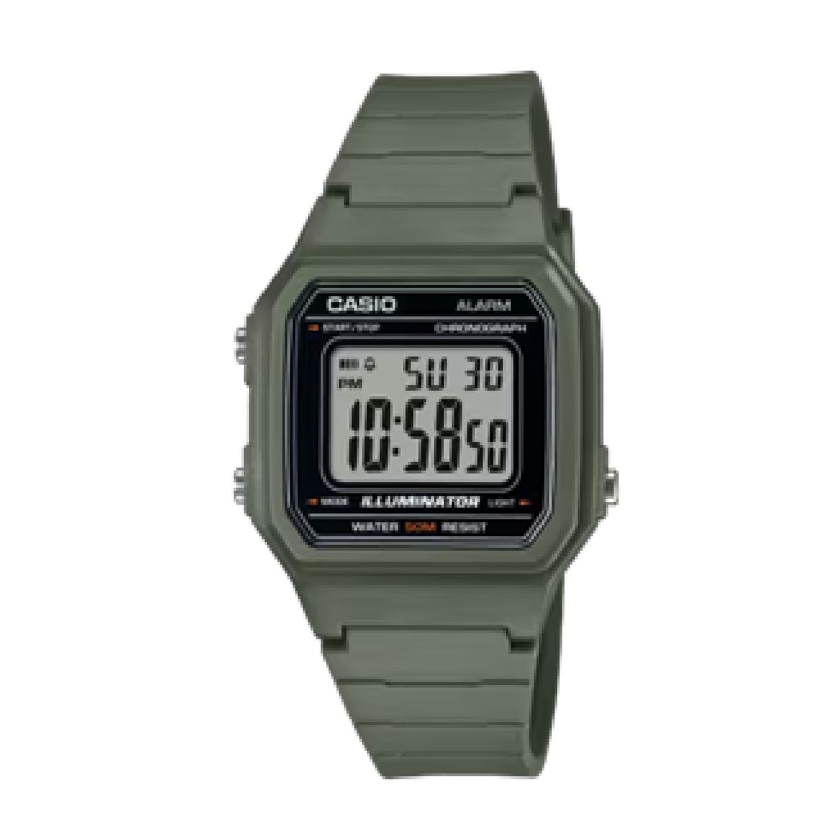 CASIO - Reloj W-217H-3AV Hombre Digital