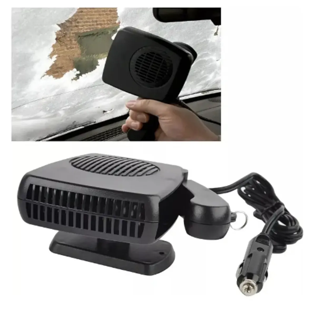 GENERICO - Calefactor De Auto Y Ventilador 12v 150w 2 En 1