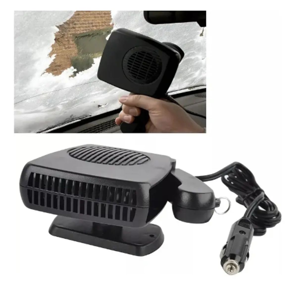 GENERICO - Calefactor De Auto Y Ventilador 12v 150w 2 En 1