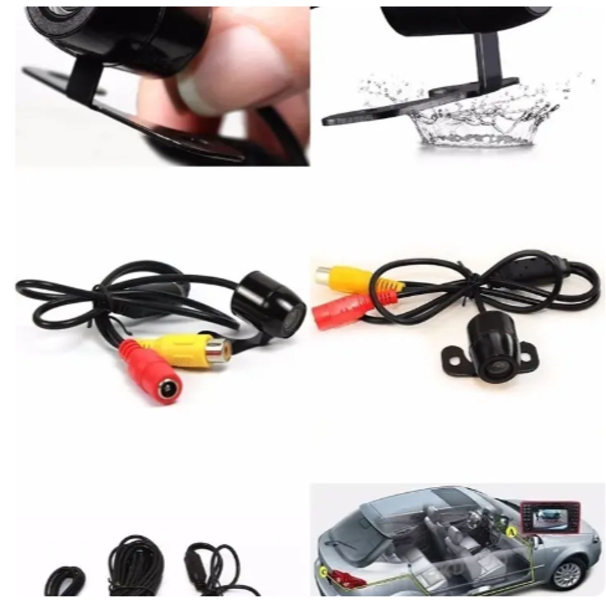 GENERICO - Camara Retroceso Auto Vision Nocturna Impermeable IP67