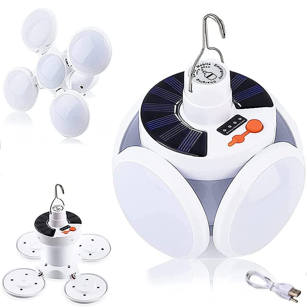 GENERICO - Ampolleta Solar Led Plegable Emergencia