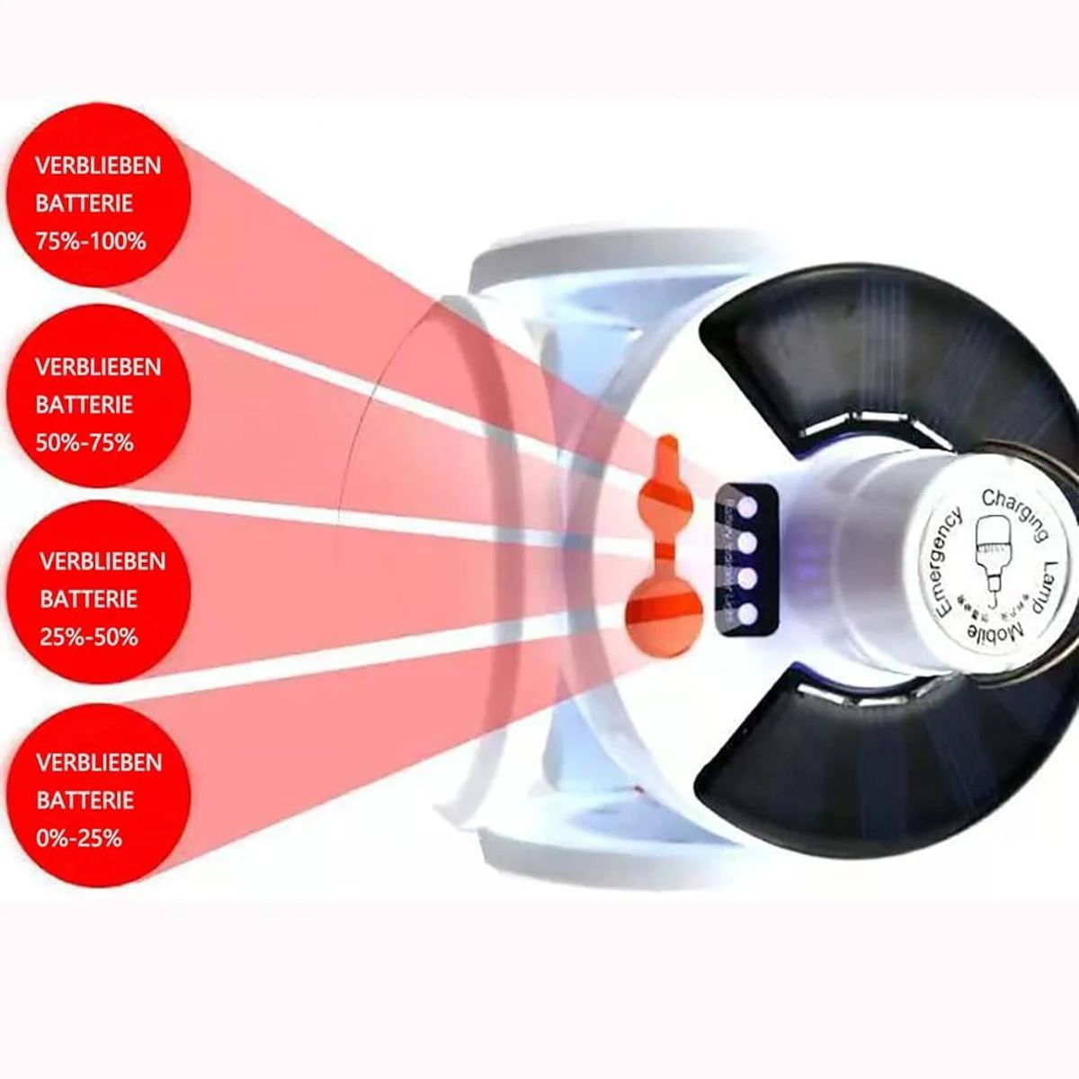 GENERICO - Ampolleta Solar Led Plegable Emergencia