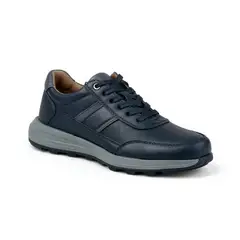 CARBIN - Zapatillas Hombre Cuero Premium Casual Elegante Marrón Confort