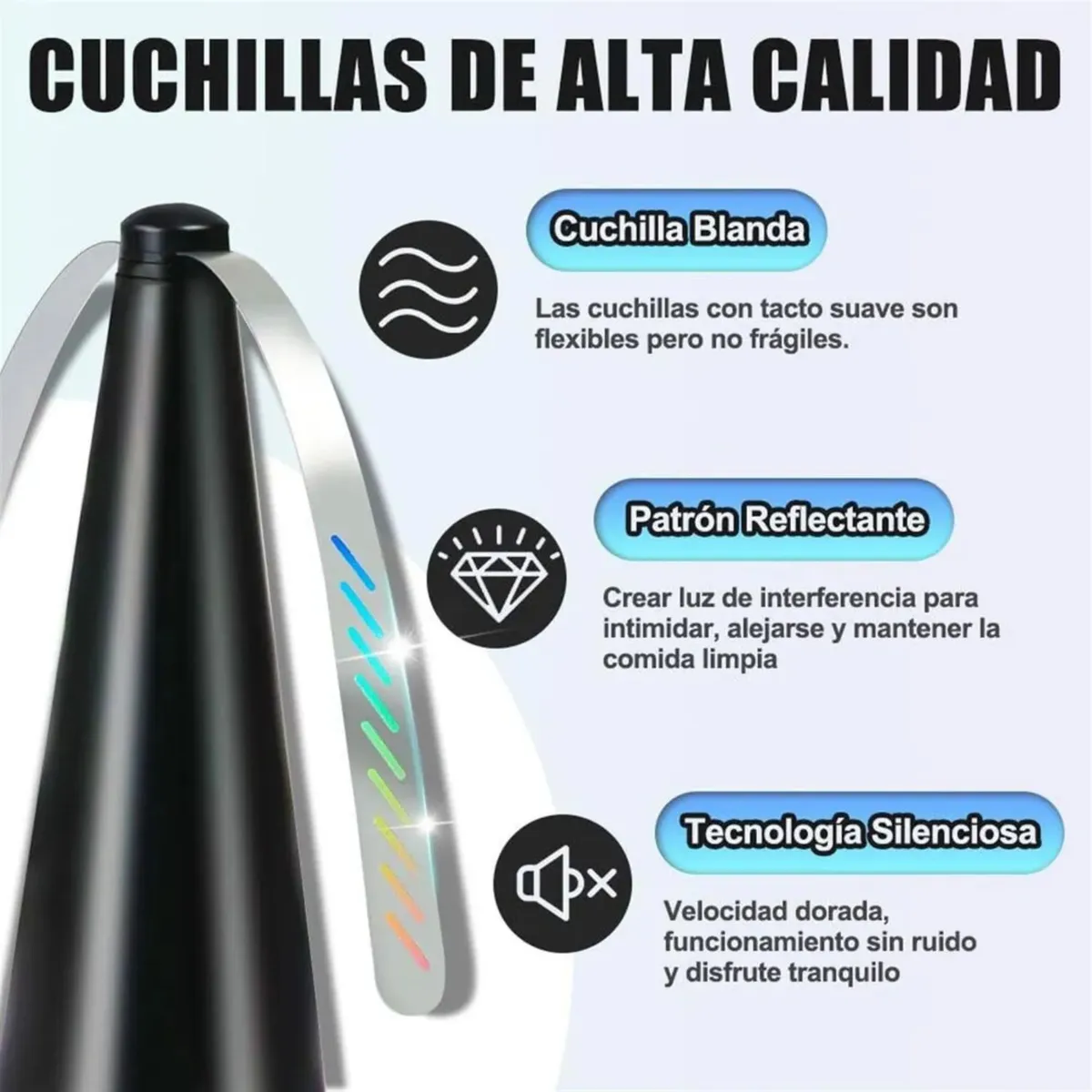 MOVI - PACK DE 2 MINI VENTILADORES ESPANTA MOSCAS PARA MESA- "PROTEGE TUS COMIDAS AL INSTANTE"