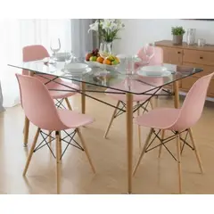 CORI CORI - Comedor Mesa Crox 140x80cms + 4 Sillas Eames