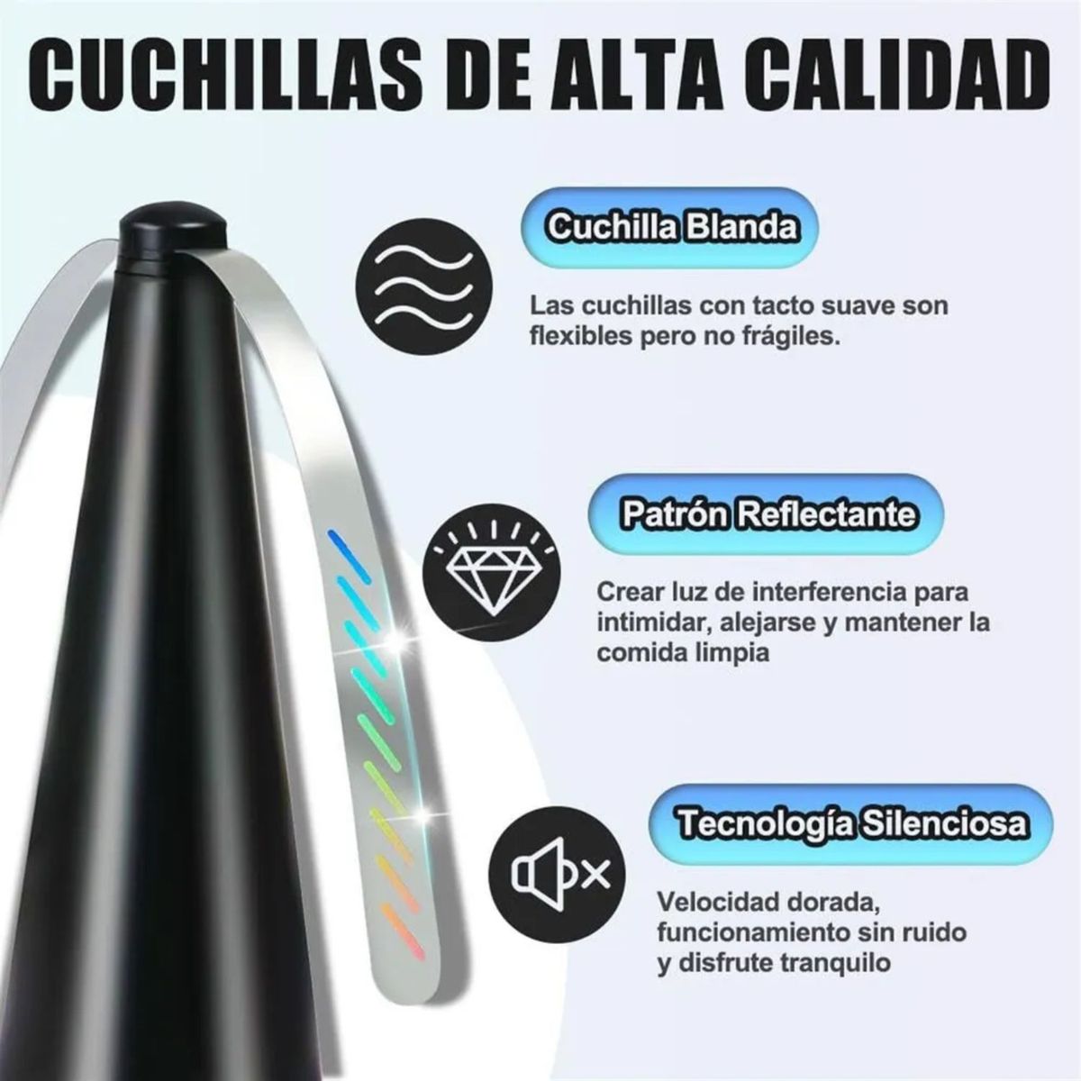 MOVI - PACK DE 2 MINI VENTILADORES ESPANTA MOSCAS PARA MESA- "PROTEGE TUS COMIDAS AL INSTANTE"