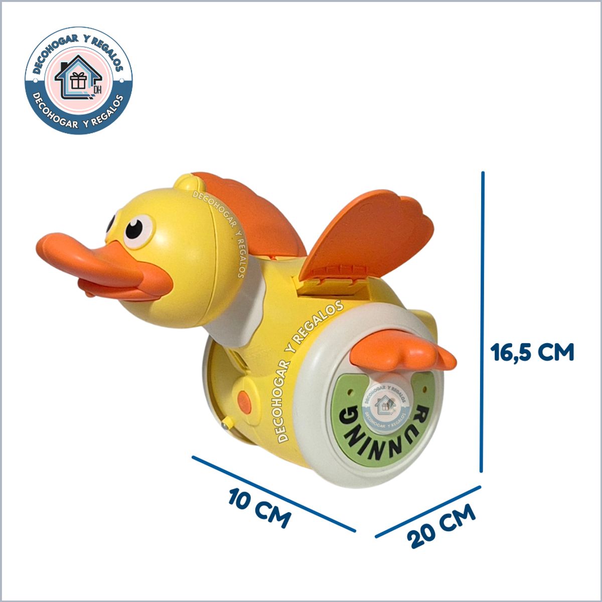 GENERICO - Juguete Pato Músical Para Gatear Giratorio 360° Recargable Para Niños Bebes
