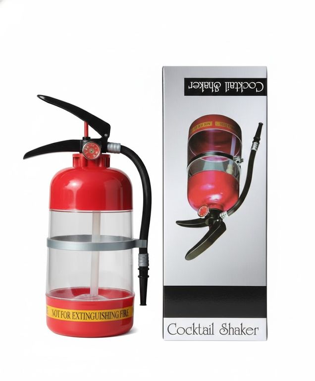 GENERICO Dispensador de bebidas con forma de extintor de incendios