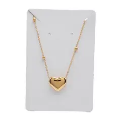 BIJOUTERIA LB20 SPA - Collar Acero Inoxidable Mujer Colgante D17 - Dorado