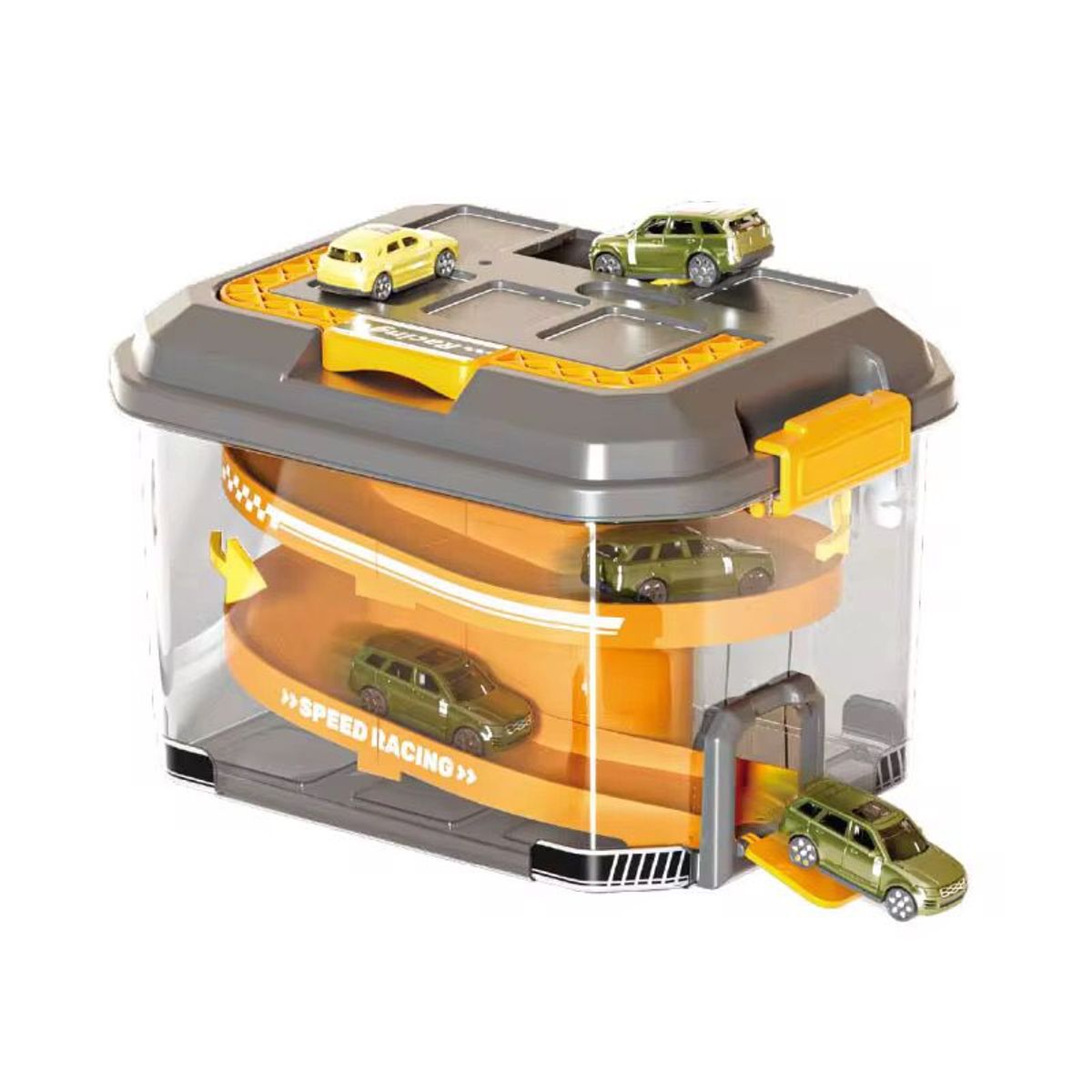 GENERICO - Pista Garage Con Maleta Y Autos Juguete