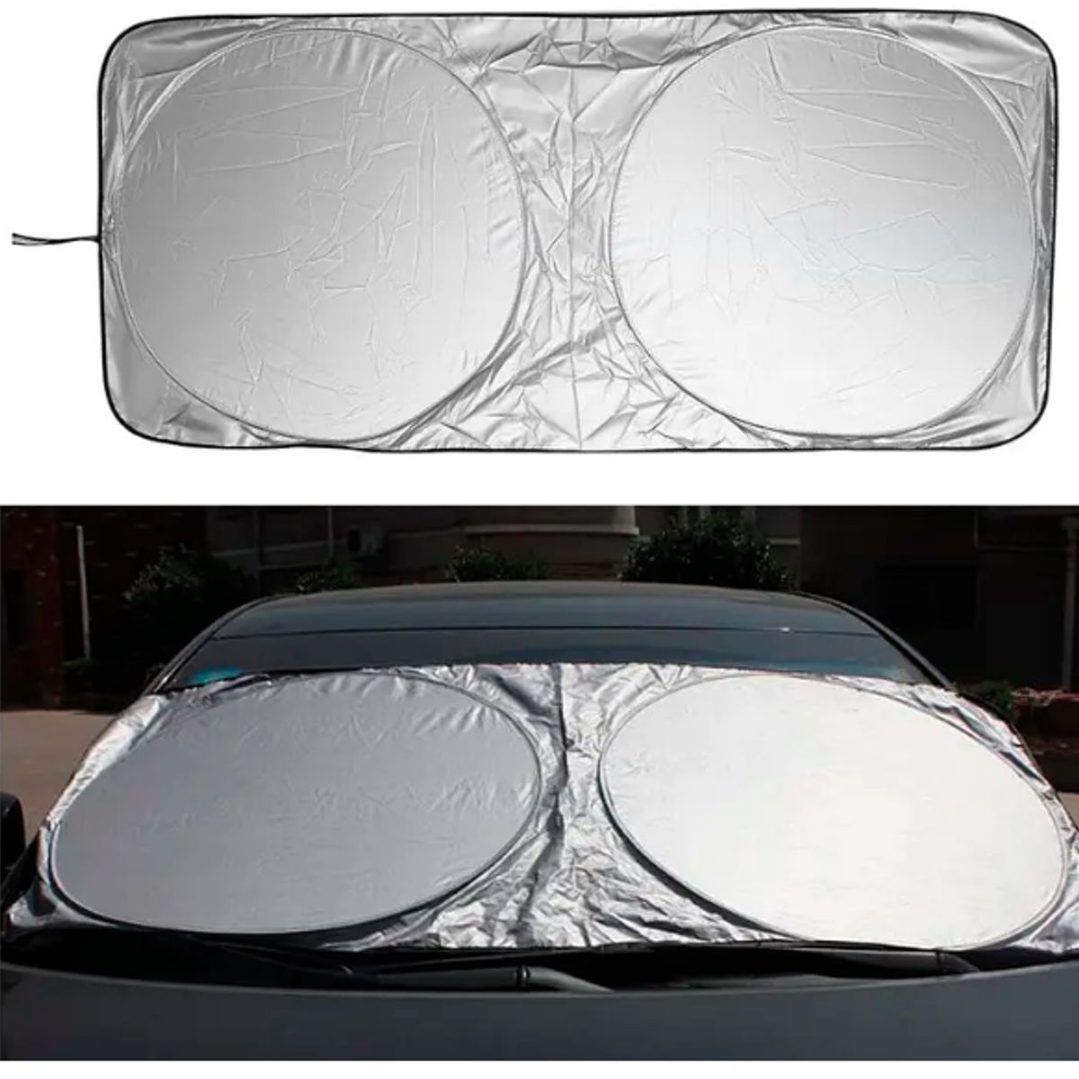 GENERICO - Parasol Cubre Parabrisas Plegable Para Auto Con Proteccion UV