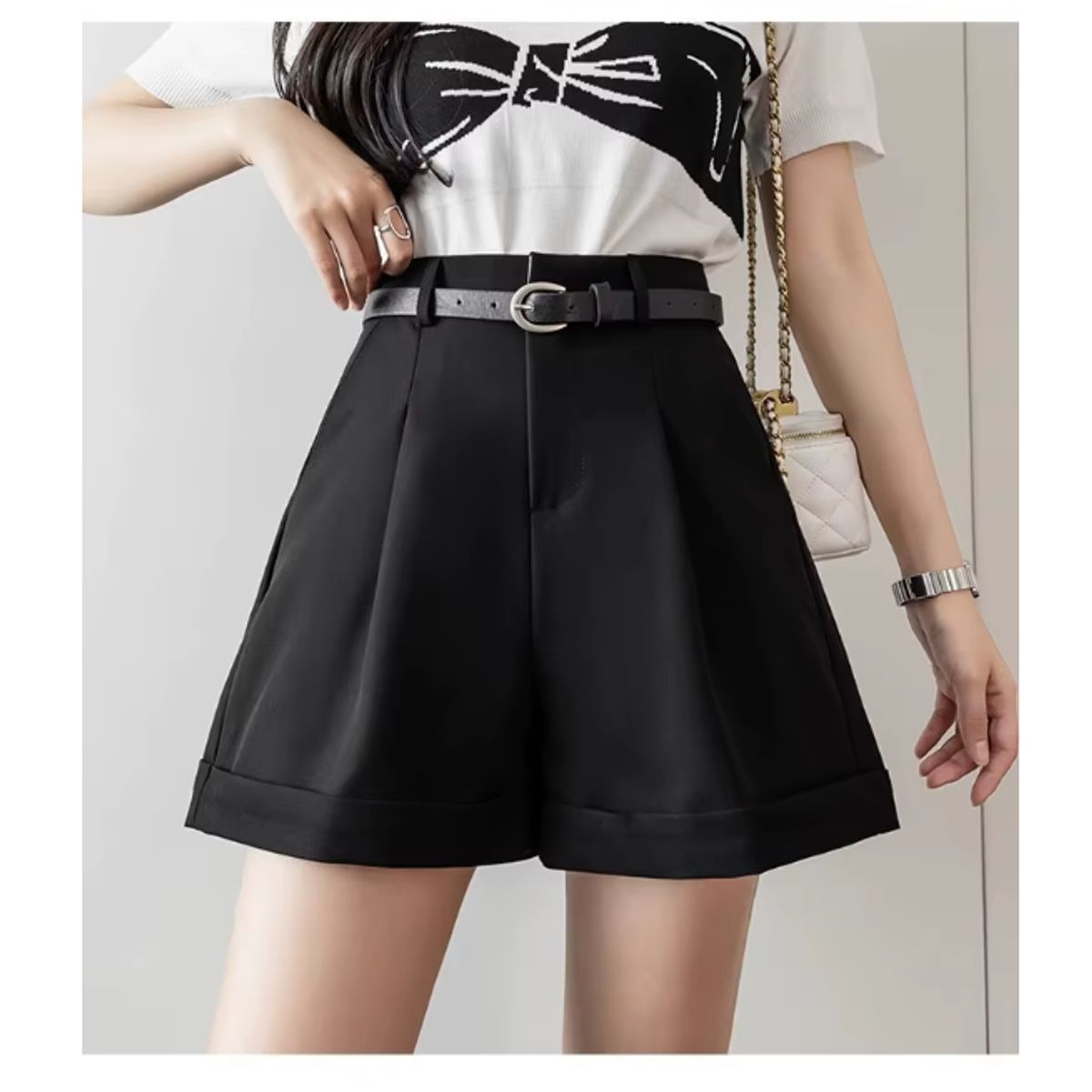 VELVET - Short Casual Kathe Negro