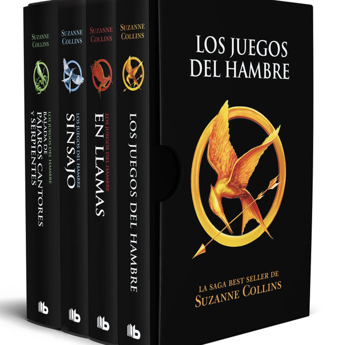 B DE BOLSILLO - LOS JUEGOS DEL HAMBRE ESTUCHE SAGA COMPLETA