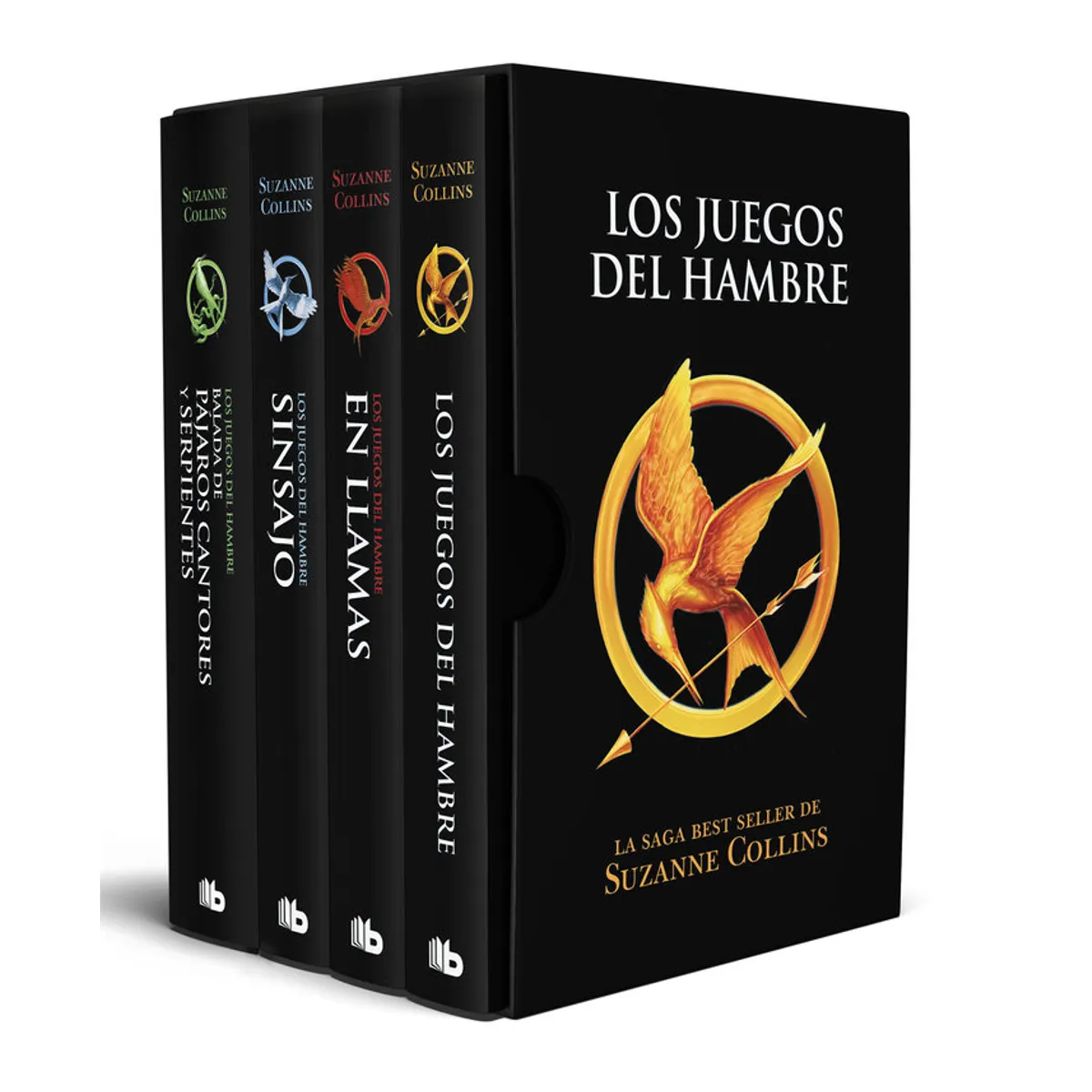 B DE BOLSILLO - LOS JUEGOS DEL HAMBRE ESTUCHE SAGA COMPLETA