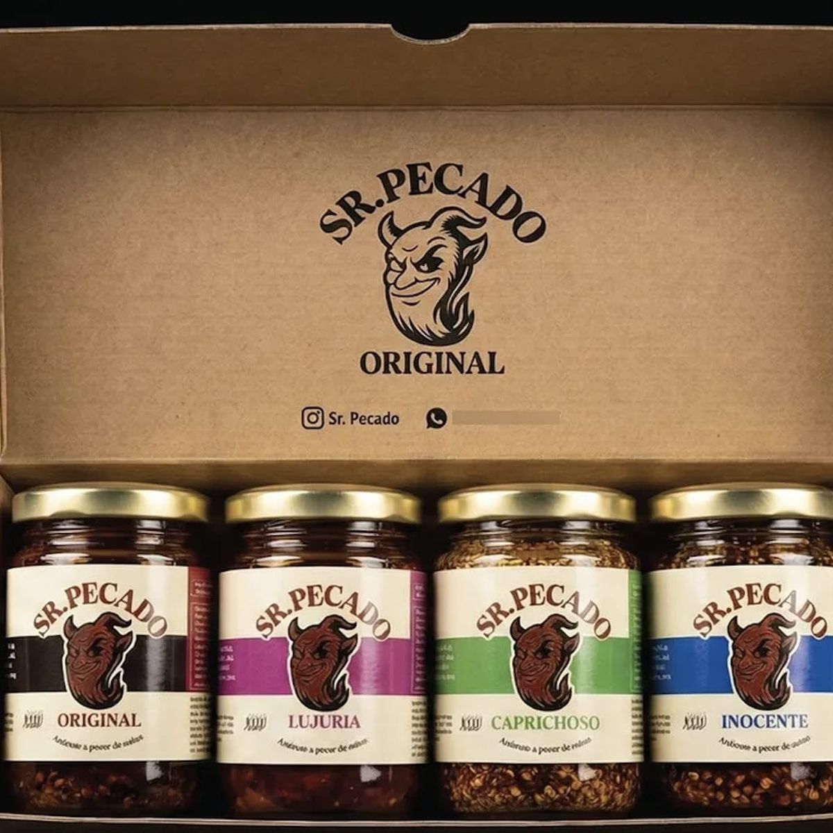 SR PECADO - Sr Pecado Pack Regalo - Salsa Macha Chilena