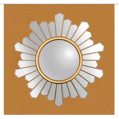 Imagen 2 del producto Espejo Decorativo De Lujo Redondo Marco Dorado Nórdico