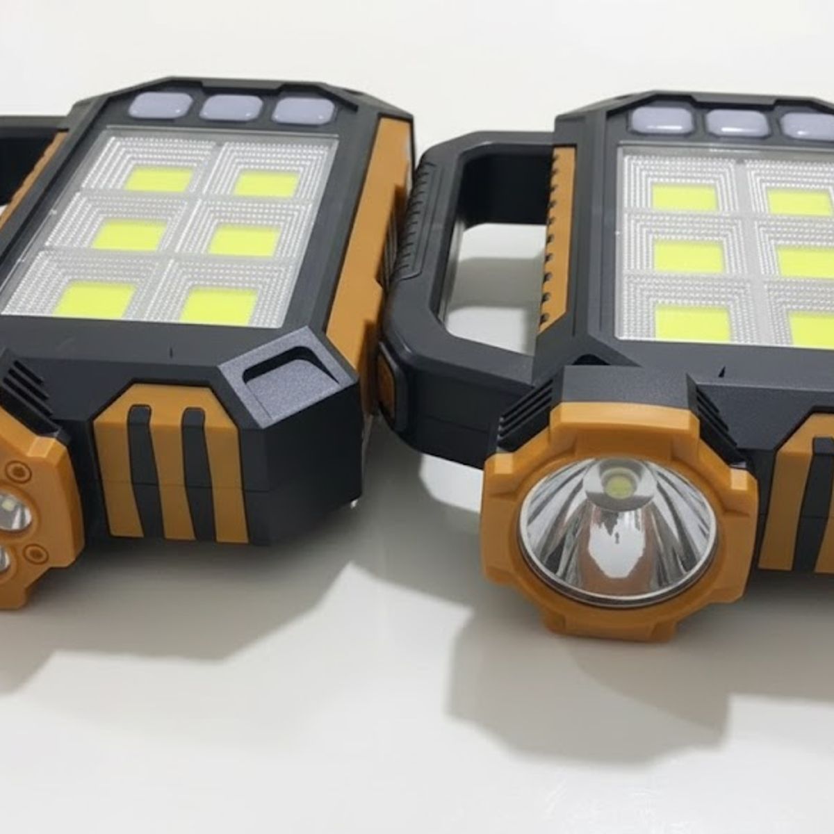 GENERICO - lámpara LED recargables multiusos con carga solar y mediante USB.