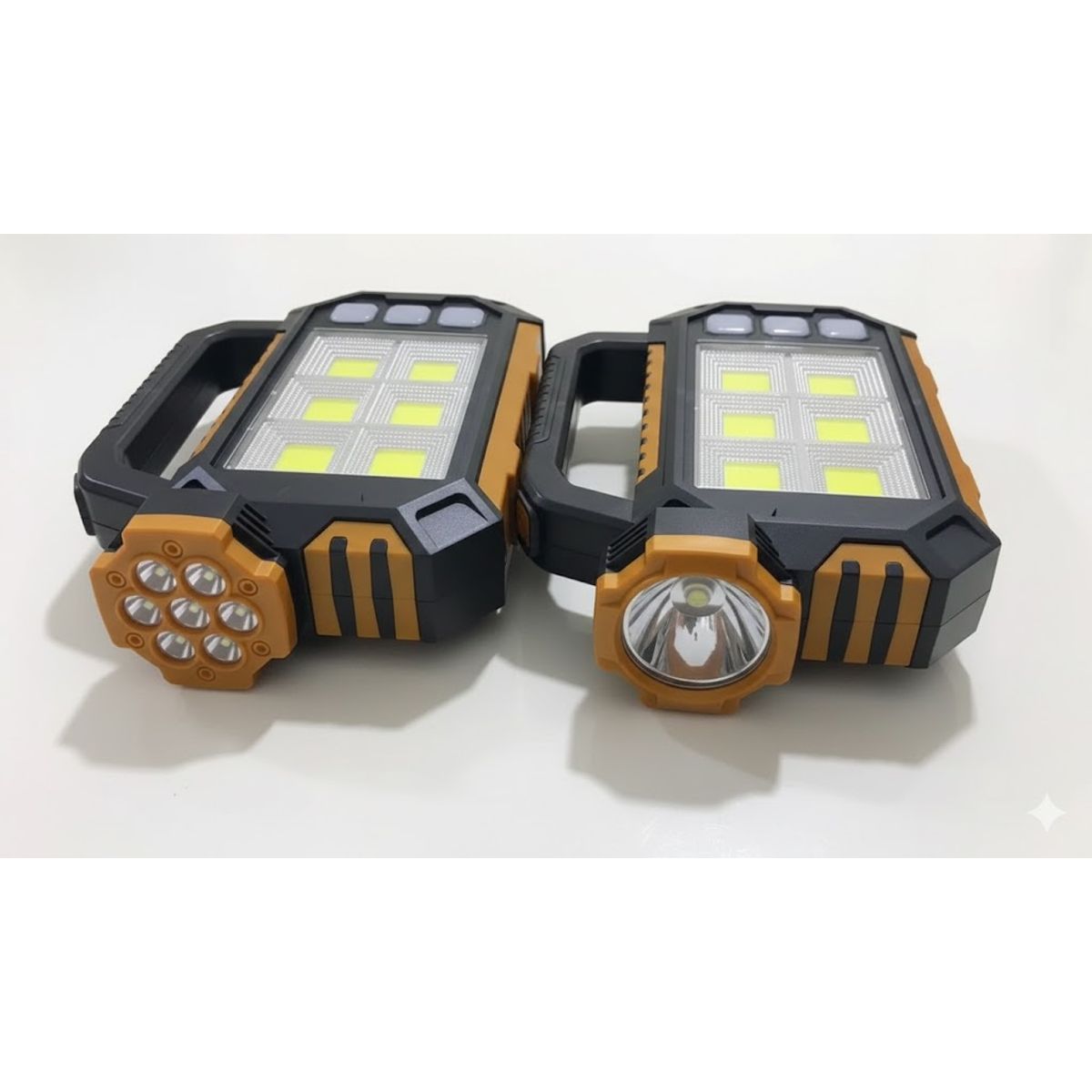 GENERICO - lámpara LED recargables multiusos con carga solar y mediante USB.