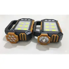GENERICO - Lámpara LED recargables multiusos con carga solar y mediante USB.