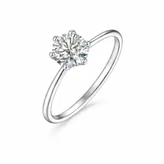 VOUSEZ - Anillo plata 925 ajustable mujer ilusion regalo compromiso