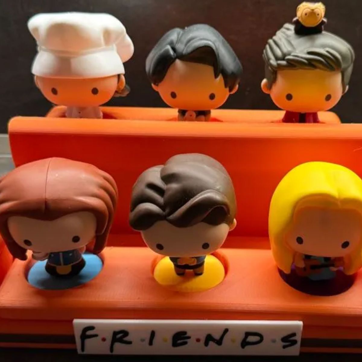 GENERICO - Sofá Amigos para figuras de McDonalds