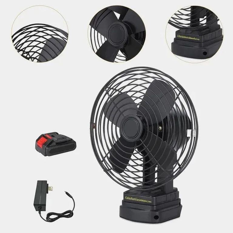 MOVI VENTILADOR RECARGABLE CON BATERÍA Y PORTÁTIL 5 ASPAS