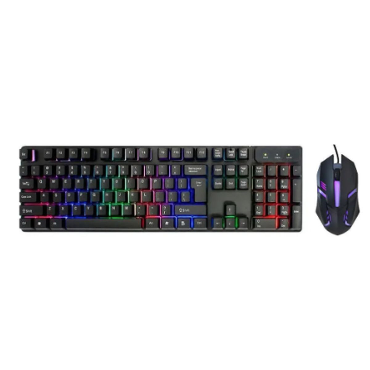 GENERICO - Teclado Mouse Usb Gamer Retroiluminado Español