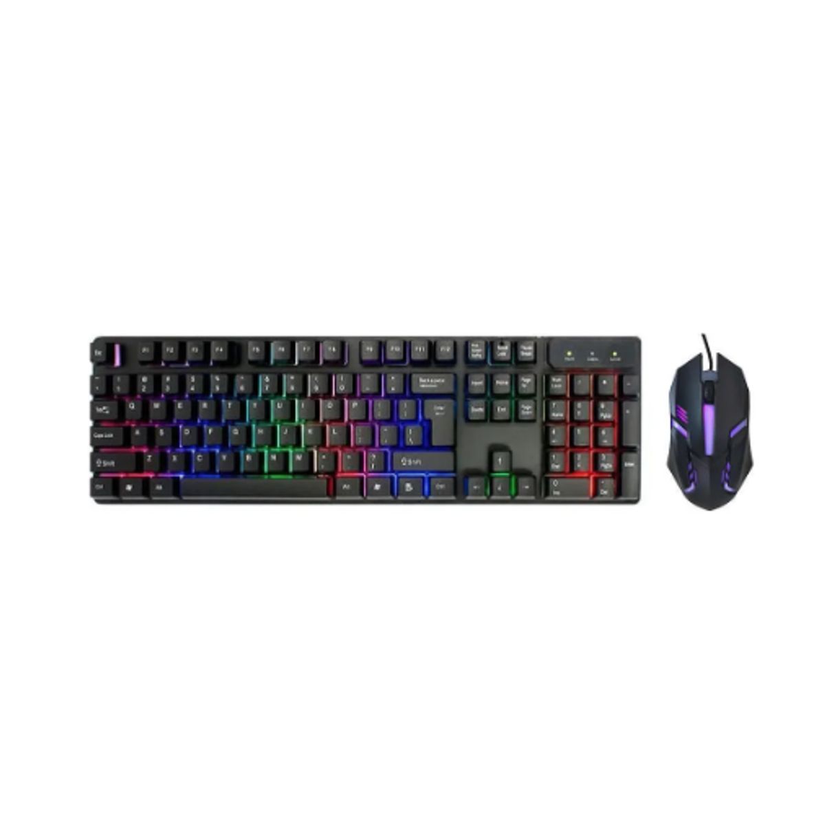 GENERICO - Teclado Mouse Usb Gamer Retroiluminado Español