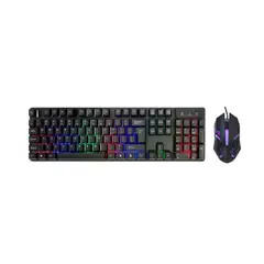 GENERICO - Teclado Mouse Usb Gamer Retroiluminado Español