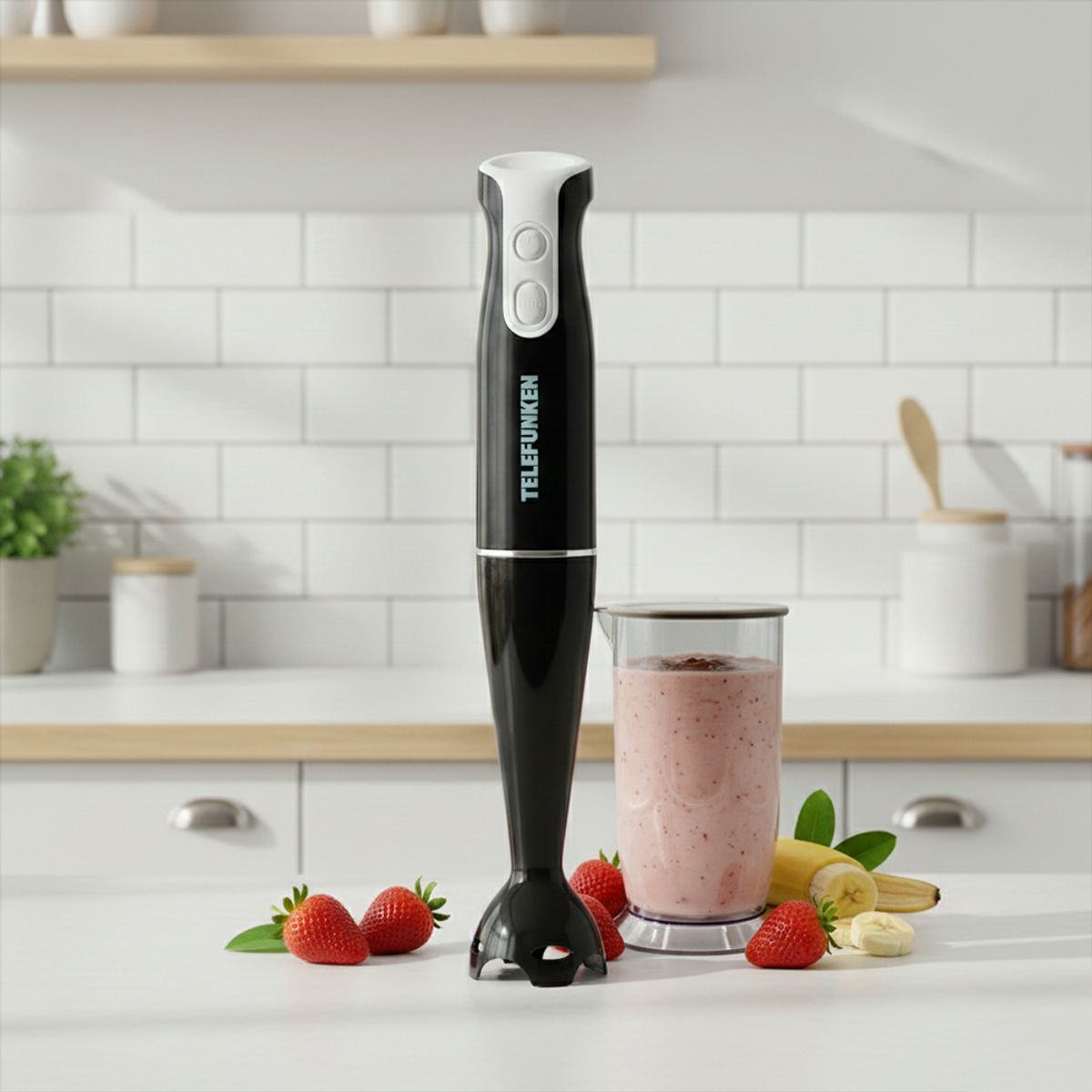 TELEFUNKEN - Batidora De Inmersión Telefunken Smartmix 2000 Negra 500w
