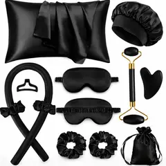 GENERICO - Set Premium Set Regalo Spa 12 Pzas Kit Cuidado Personal negro