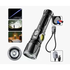 GENERICO - 2 Cob Led Linterna Lámpara Táctica 220000 Lúmenes Camping