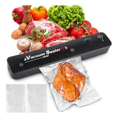 SUPERCENTER - Maquina Selladora Al Vacío Alimentos Sellador Con 10 Bolsas