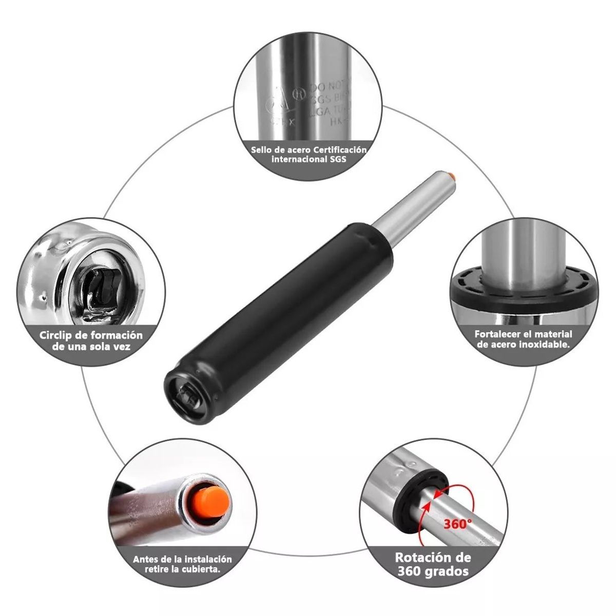 KINDA NICE - Piston Generico De 19cm Para Toda Silla