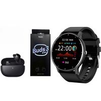 ZL02D Smartwatch+XIAOMI RedMi Buds3Lite Auriculares Bluetooth Negro