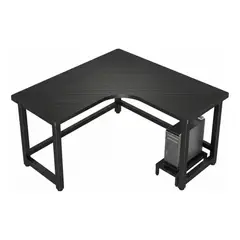 ANYHOGAR - Escritorio Mesa Estructura Metálica Forma L 120x100x75cm