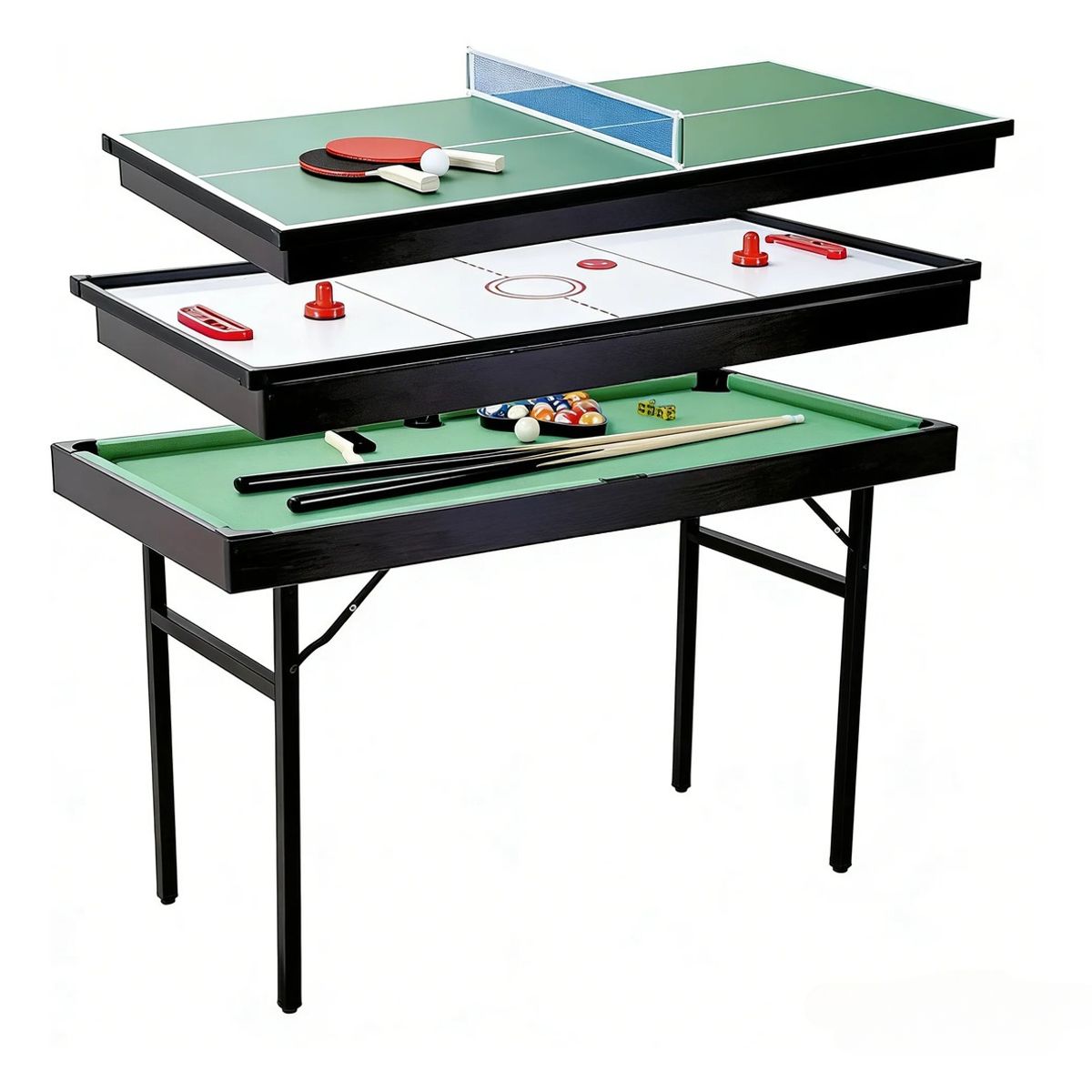 TOYUN TOYUN - Mesa De Juego Múltiple 3 En 1