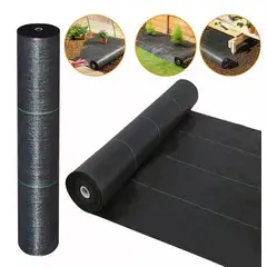 KUANGYE - Malla Antimaleza Cubresuelo 2m De Ancho X 100m De Largo