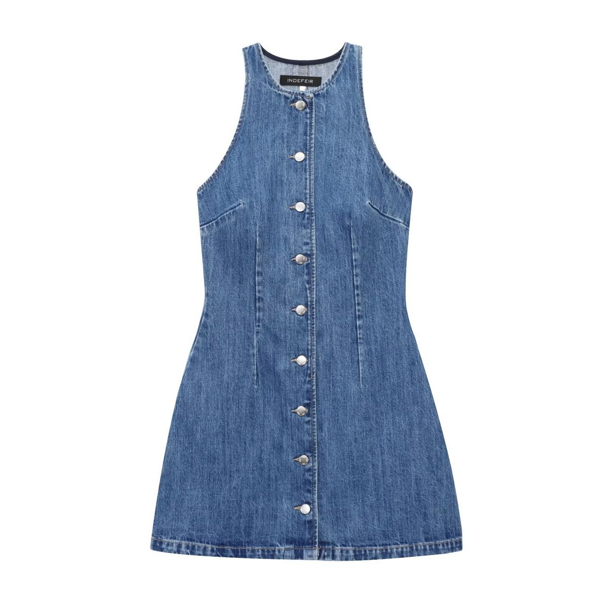 VELVET - Vestido Corto Denim Antonia