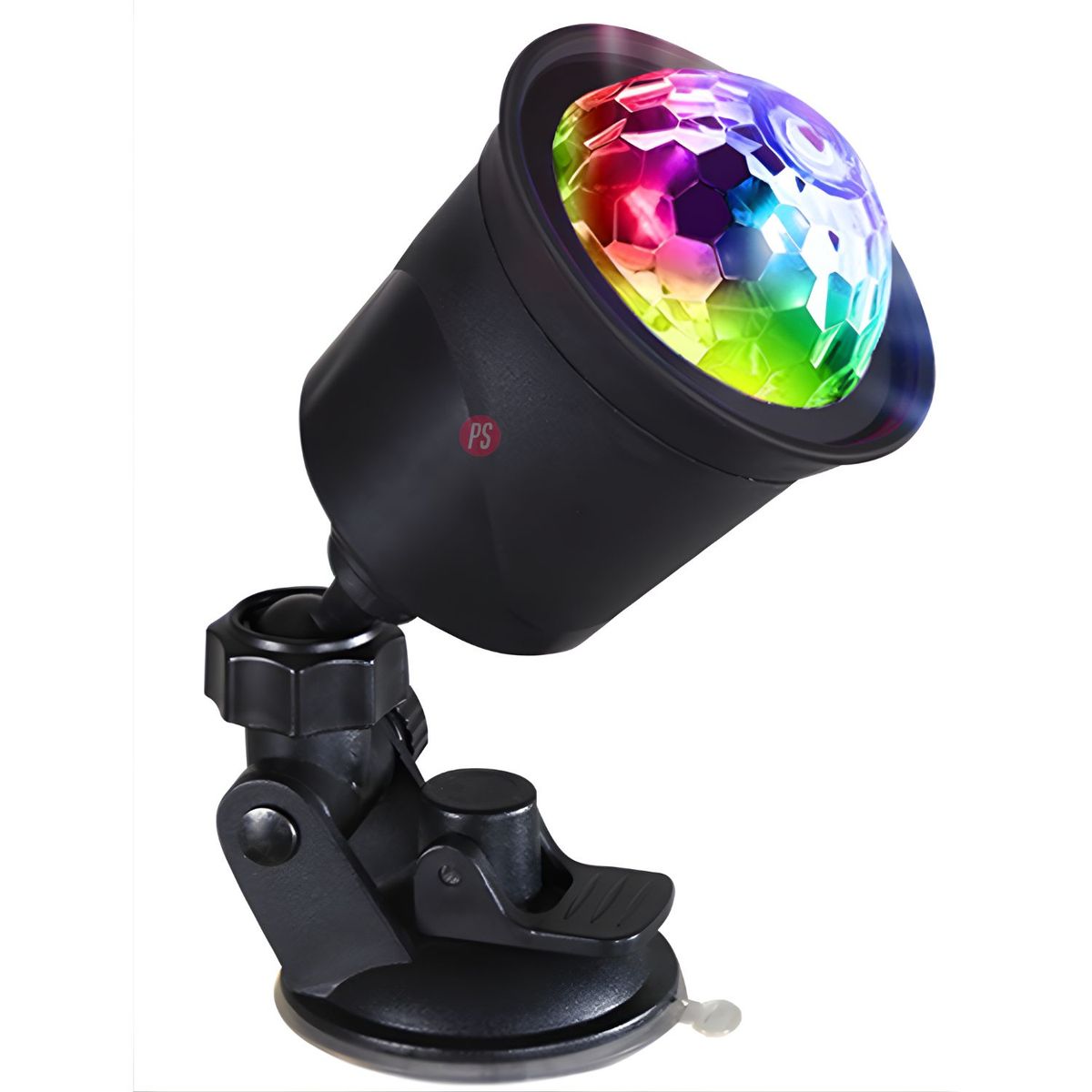 TECNOLAB - Luz Disco RGB Auto Sensor Musica USB-C Recargable - PS