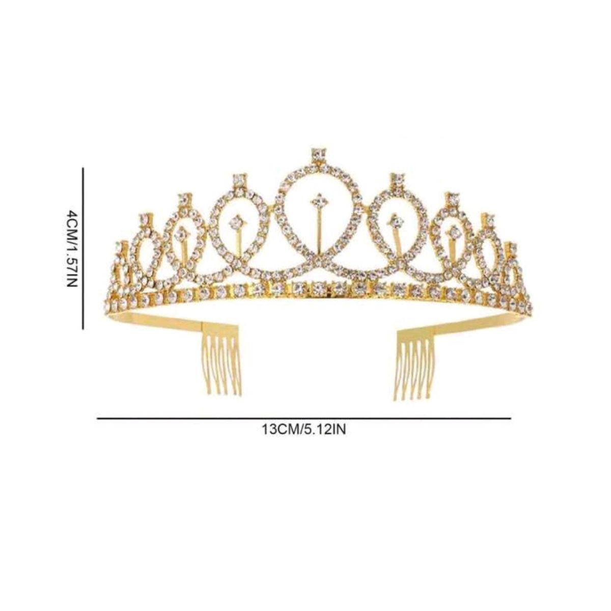 GENERICO - Diadema corona de Reina Princesa