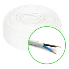 GENERICO - Cordón Eléctrico Veltrox Flexible 2x150mm2 50m Blanco Sec Blanco