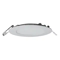 DRL - Panel Led Foco Plafón Empotrado Redondo 12w 17cm Luz Fría Blanco