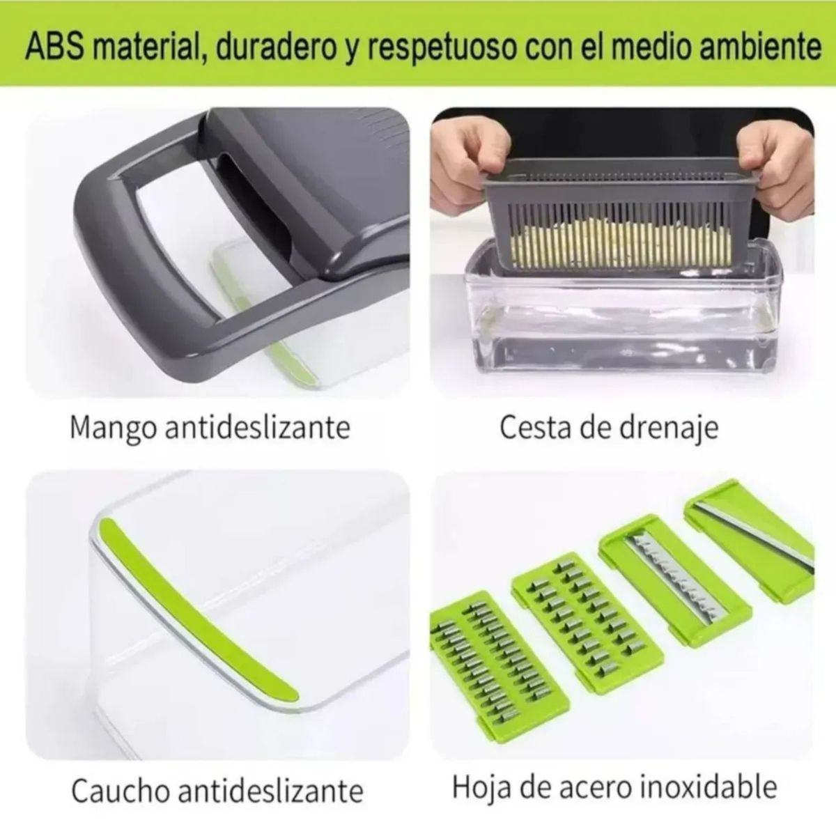 MOVI - PICADOR DE FRUTAS Y VERDURAS 12 EN 1